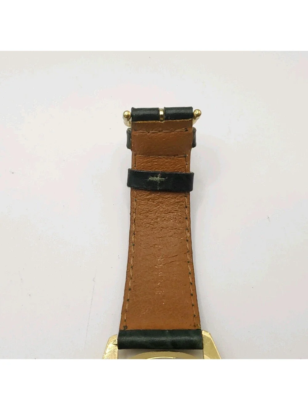 Geoffrey Beene Quartz 36mm Black Date Dial Mens Watch New Battery